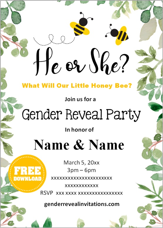 cheap gender reveal invitations